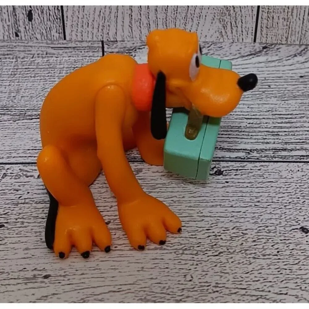 Pluto Train Passenger Dog‎ Suitcase Summer Vacation Figure Figurine Cake Topper